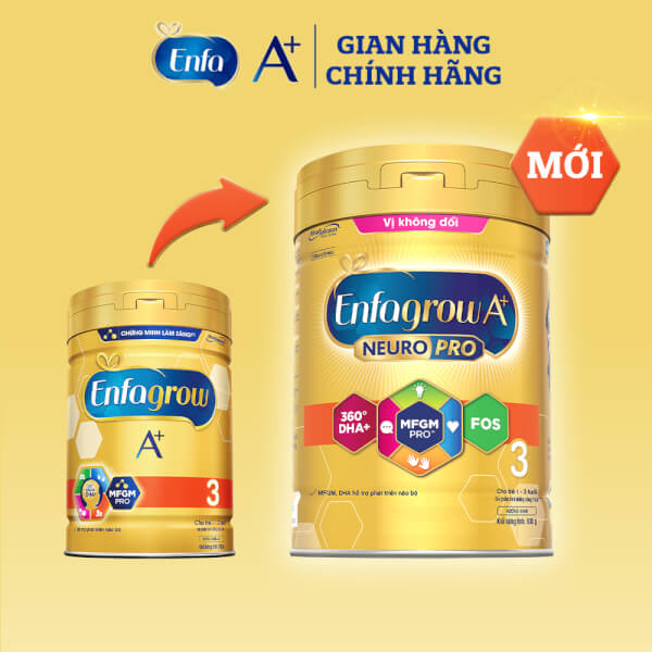 Sữa Enfagrow A+ NeuroPro 3 830g (1-3 tuổi)