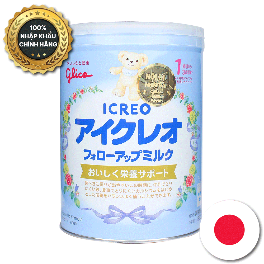 Sữa Glico Icreo nội địa Nhật 1 820g (1-3 tuổi)