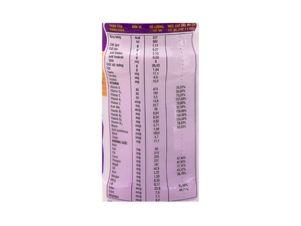 Sữa nước PediaSure BA 1+ hương Vani 237ml cho bé từ 1-10 tuổi (lốc 6)