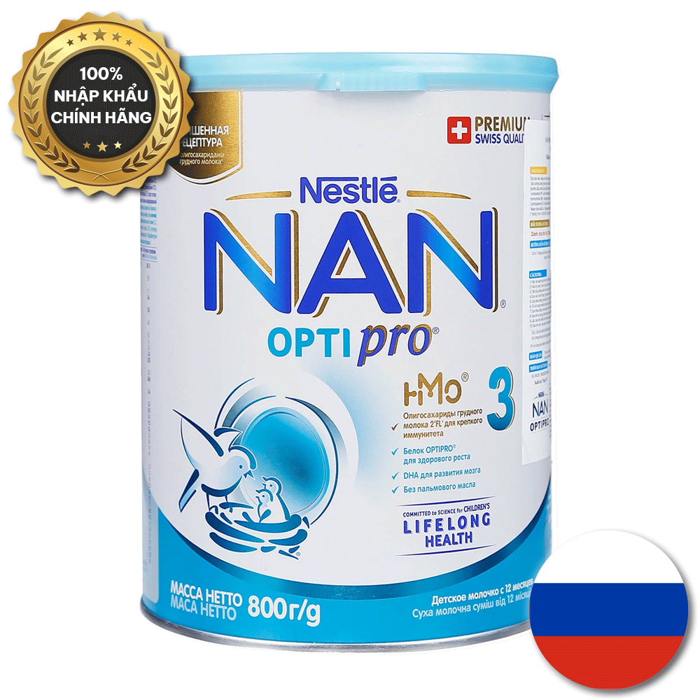 Sữa Nan Nga số 3 800g (1-2 tuổi)