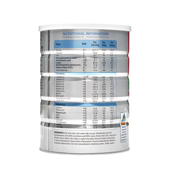 Sữa Kids Formula 900g (3-18 tuổi)