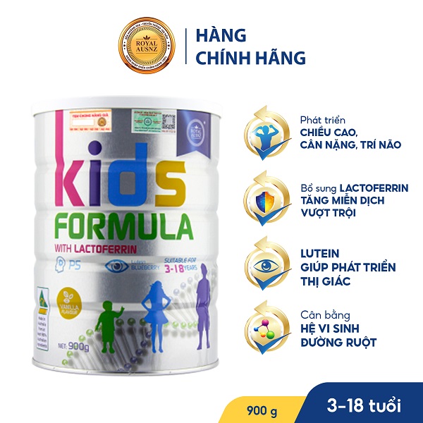 Sữa Kids Formula 900g (3-18 tuổi)