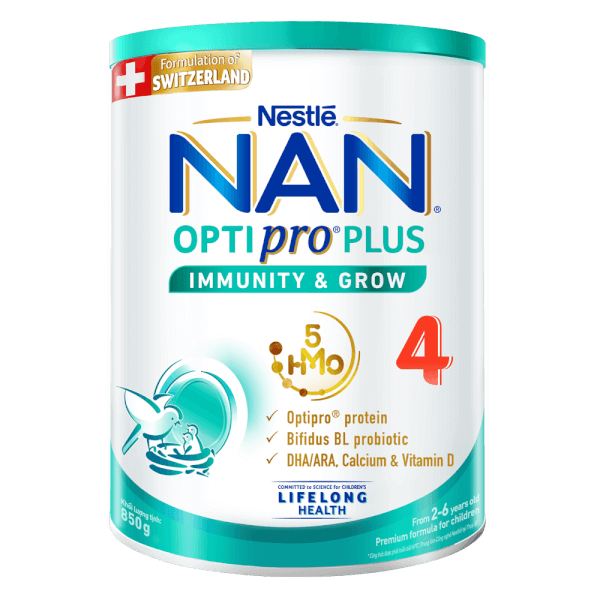 Sữa Nan Optipro Plus 5HMO 4 850g (2-6 tuổi)