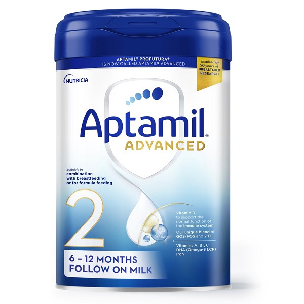 Sữa Aptamil Advanced Anh 2 800g (6-12 tháng)