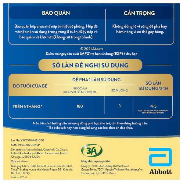 Sữa Similac 5G 2 900g (6-12 tháng)