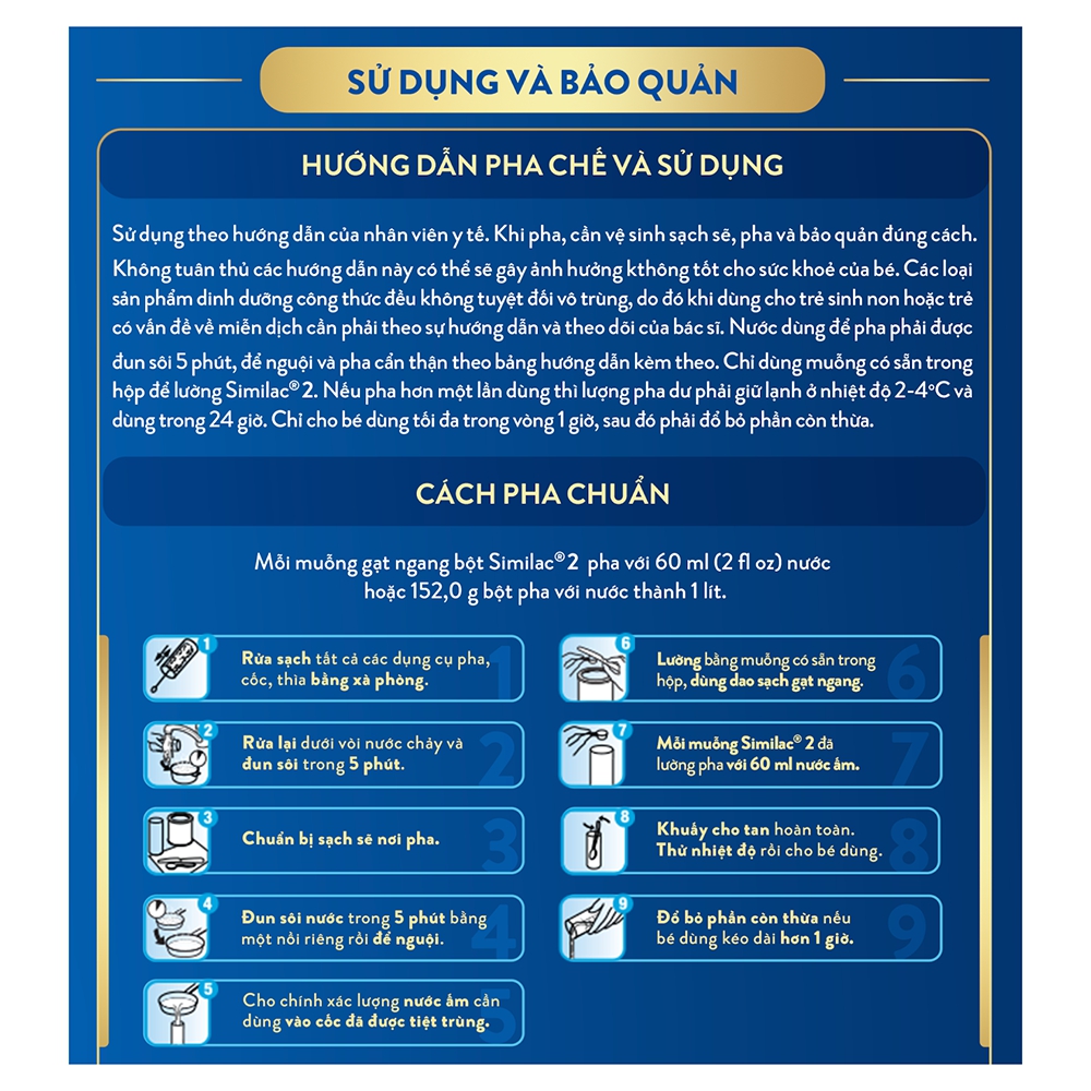Sữa Similac 5G 2 900g (6-12 tháng)