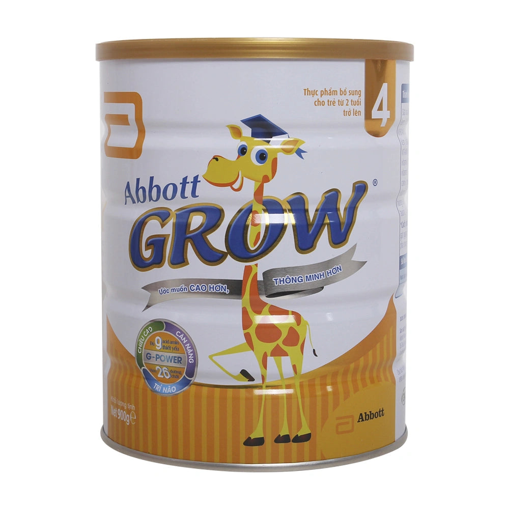 Sữa Abbott Grow 4 900g hương Vani (trên 2 tuổi)