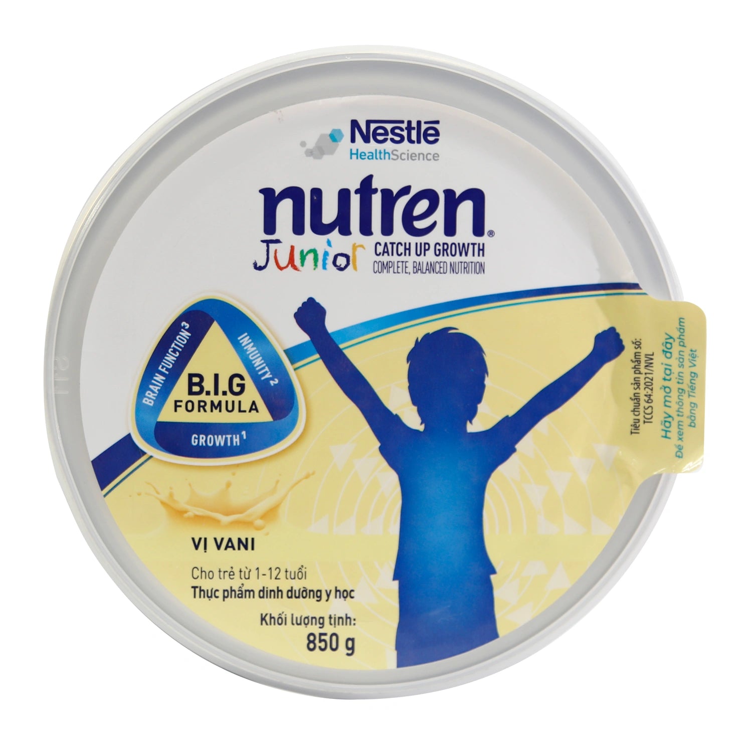 Sữa Nutren Junior 850g (1-12 tuổi)