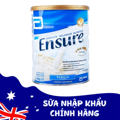 Sữa Ensure Úc hương Vani 850g