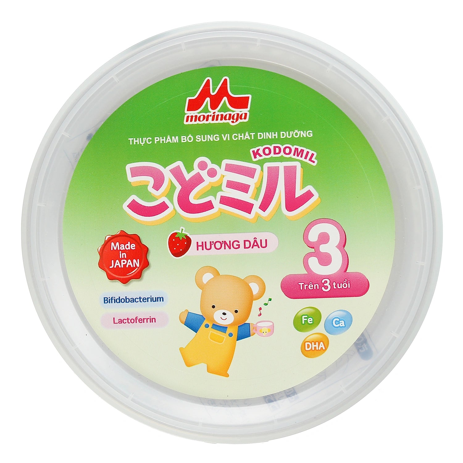 Sữa Morinaga Kodomil 3 Dâu 850g (trên 3 tuổi)