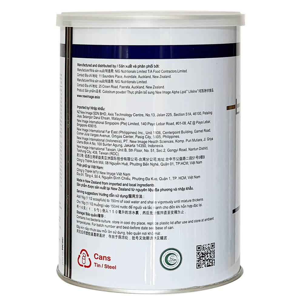 Sữa non Alpha Lipid Lifeline New Zealand 450g