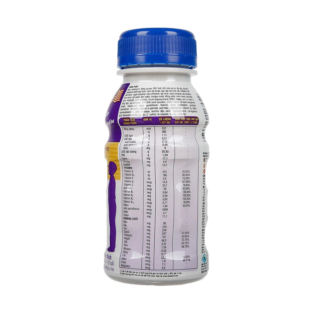 Sữa nước PediaSure BA 1+ hương Vani 237ml cho bé từ 1-10 tuổi (lốc 6)