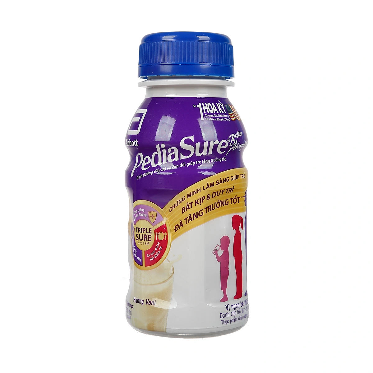 Sữa nước PediaSure BA 1+ hương Vani 237ml cho bé từ 1-10 tuổi (lốc 6)