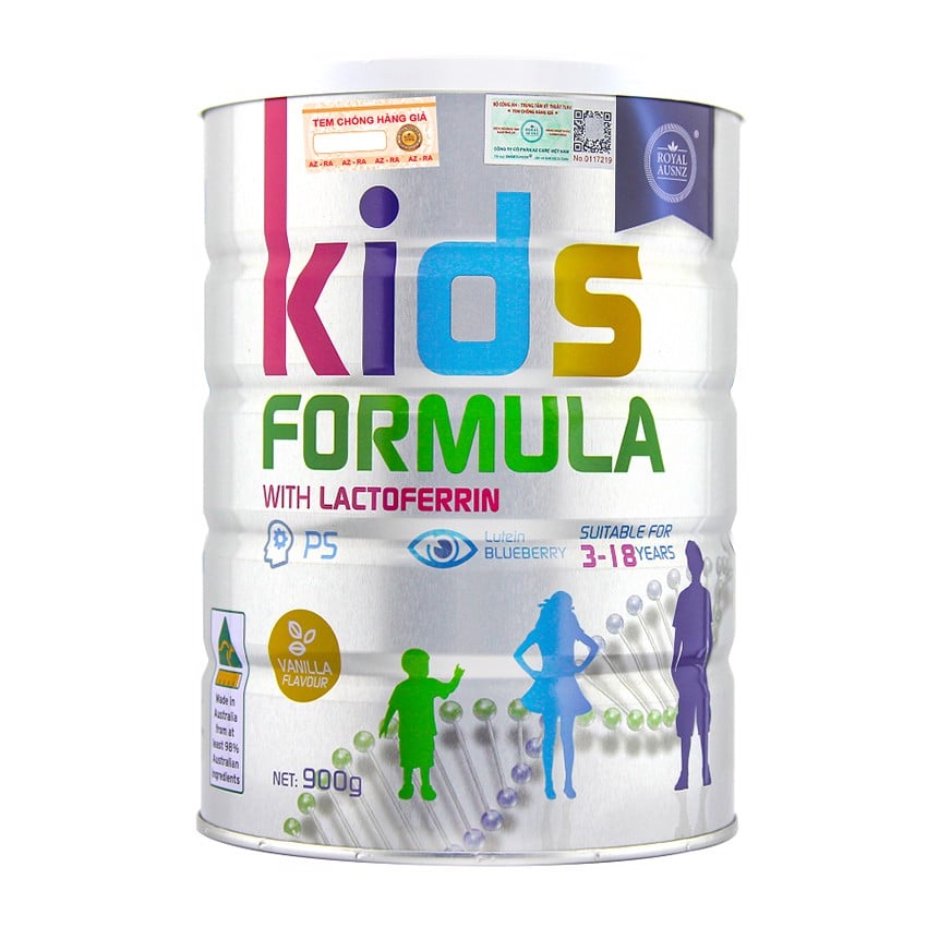 Sữa Kids Formula 900g (3-18 tuổi)