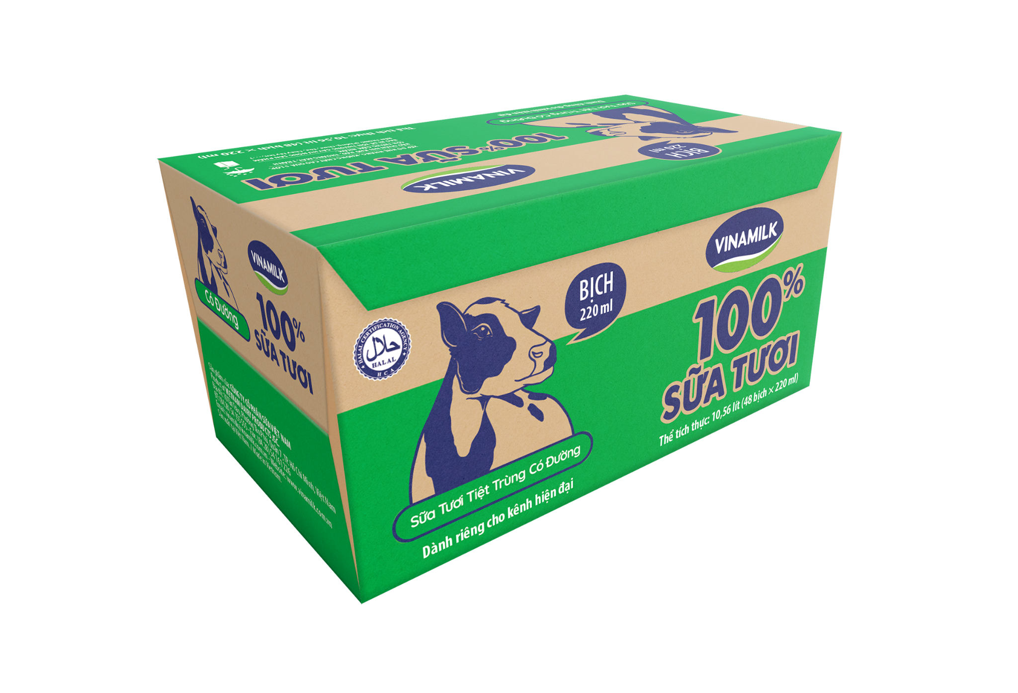 Sữa tươi tiệt trùng có đường Vinamilk 100% Sữa tươi