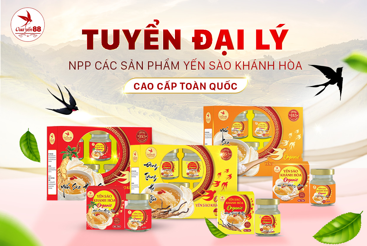 Tuyển Đại Lý, NPP Các Sản Phẩm Yến Sào Khánh Hòa Cao Cấp Toàn Quốc