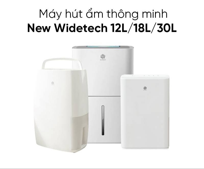 🆘🆘  + Máy Hút ẩm không khí Xiaomi new widetech