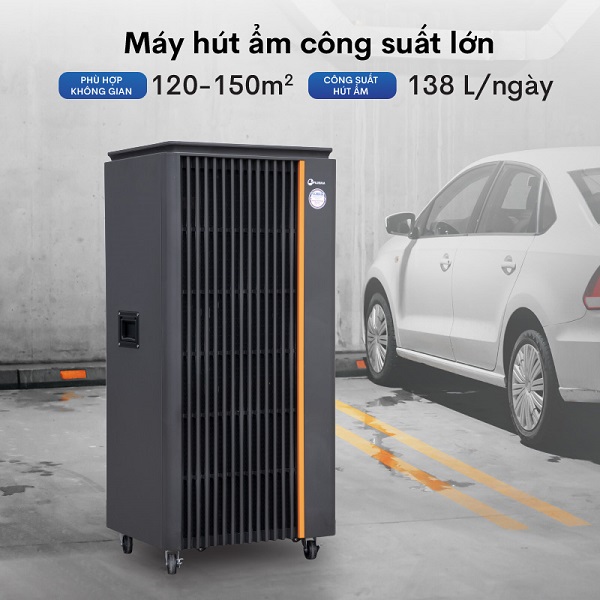 công suất Máy hút ẩm công nghiệp Fujihaia DH138B