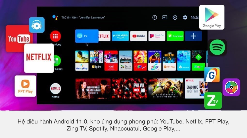 Smart Tivi Casper 43 inch 43FG5200 Android TV FHD Mới 2025