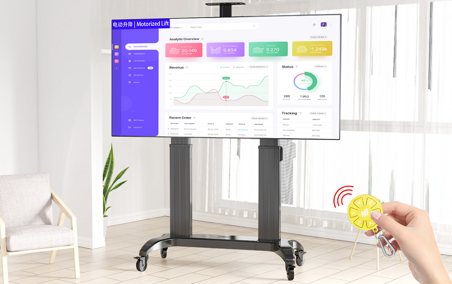 Giá treo tivi di động Remote North Bayou TW100(75"-110")