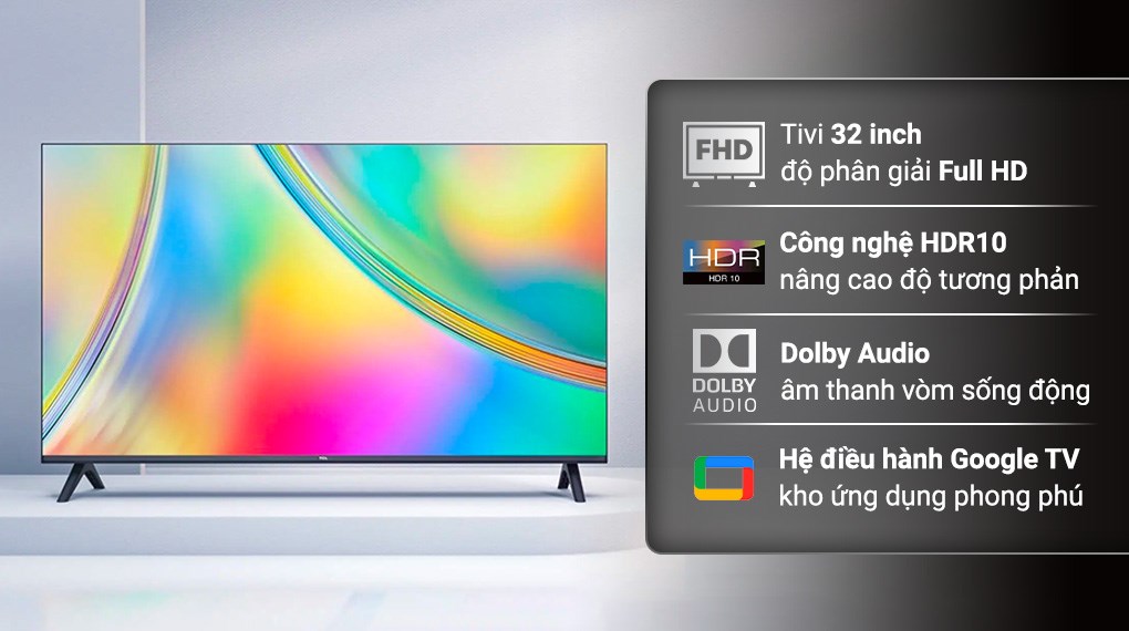 Smart Tivi TCL 32 inch Android 11 [ 32S5400A ]