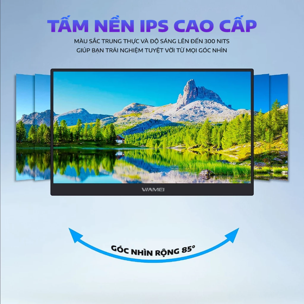 Màn hình di động VIAMEI N4X 15.6 inch FHD IPS Touch Loa
