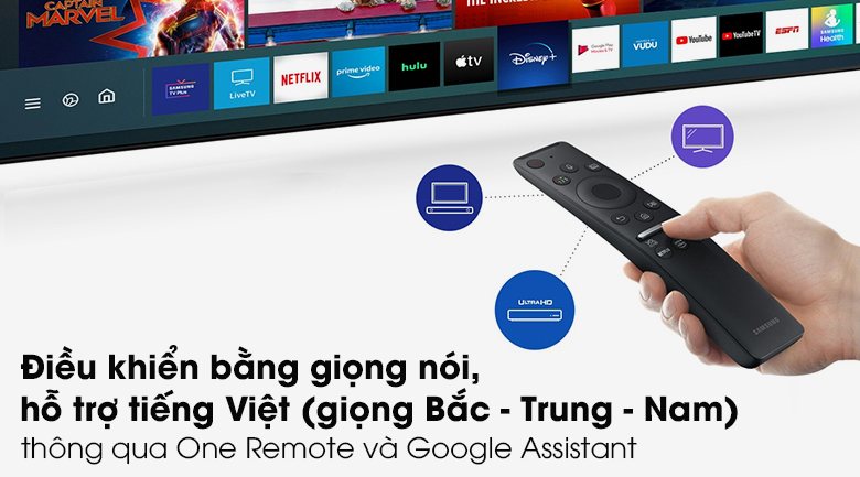 Smart Tivi Samsung 4K 75 inch 75AU7700 UHD Mới 2025