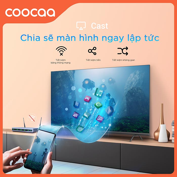 Smart TV 43 inch Tivi Coocaa 43S3U