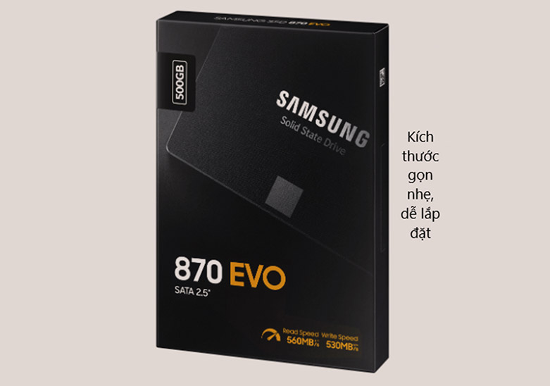 Ổ cứng Samsung SSD 500GB 2.5 inch SATA 870 EVO 6Gb/s | MZ-77E500B/KR