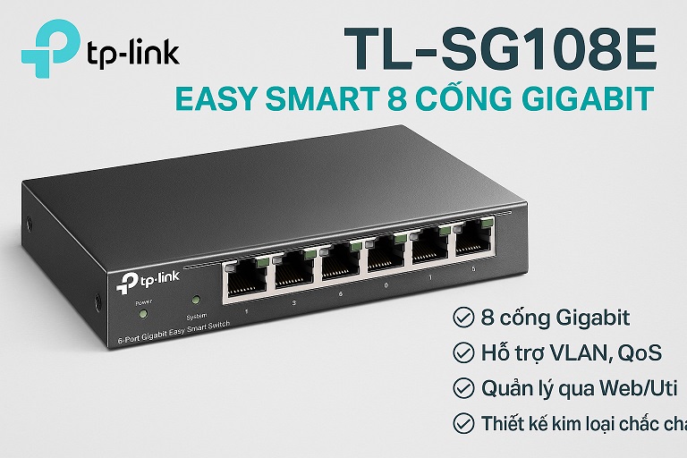 Hình ảnh sản phẩm Switch TP-Link TL-SG108E