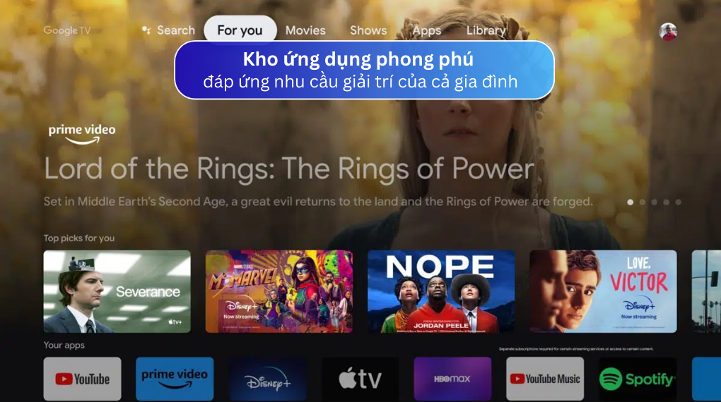Google Tivi TCL 65P745 4K 65 inch [2025]