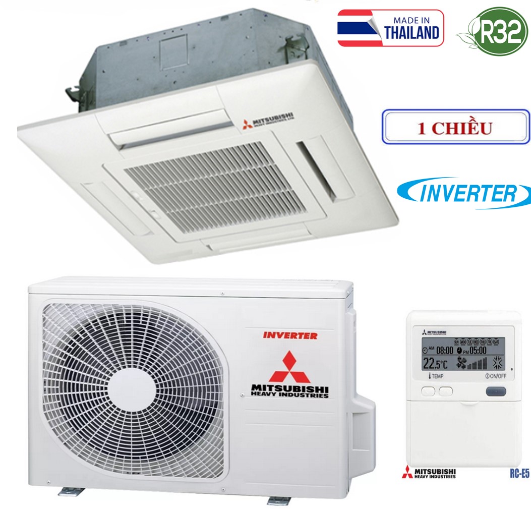 Điều hòa âm trần Mitsubishi Heavy 45000BTU inverter 1 chiều FDT125YA-W5 - ĐIỀU KHIỂN KHÔNG DÂY