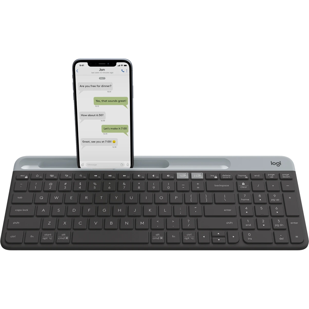 Bàn phím không dây Logitech K580 SLIM MULTI DEVICE WIRELESS