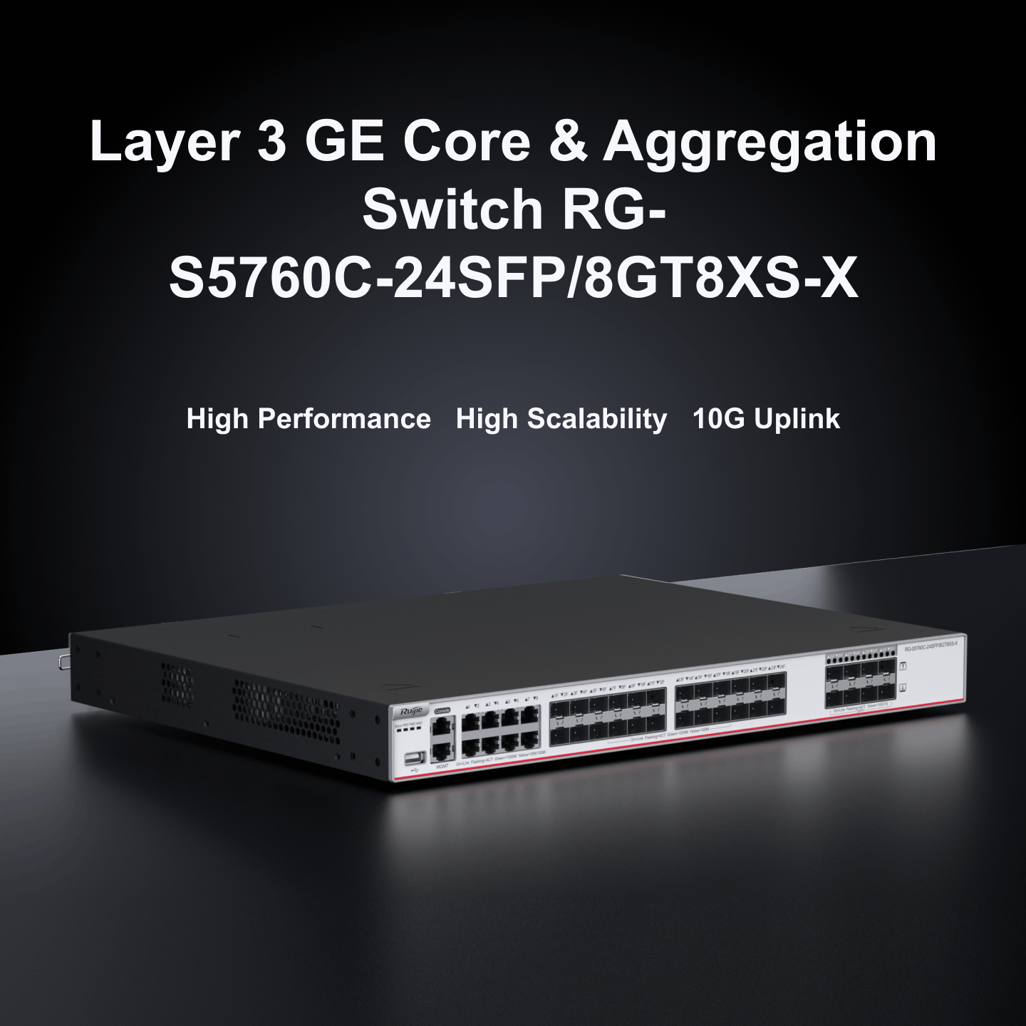 Switch RUIJIE RG-S5760C-24SFP/8GT8XS-X