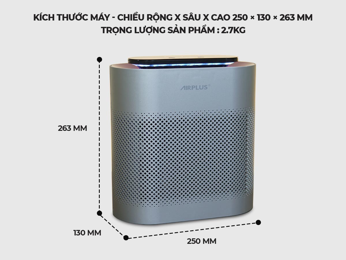 Máy Hút Ẩm Lọc Không Khí Mini Airplus YHJ-A