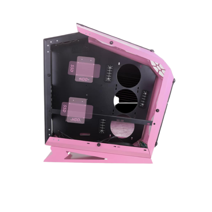 VỎ MÁY TÍNH SAMA TG-05 (PINK | 4 FAN LED RGB)