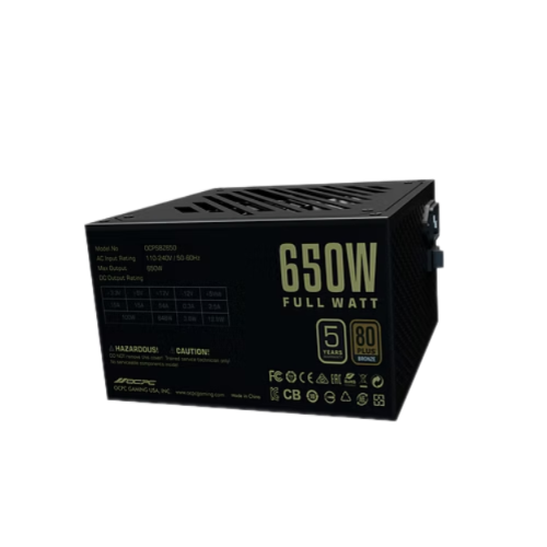 Nguồn máy tính OCPC ENERGIA BZ650 BRONZE 80+, 650W [BH 60T]