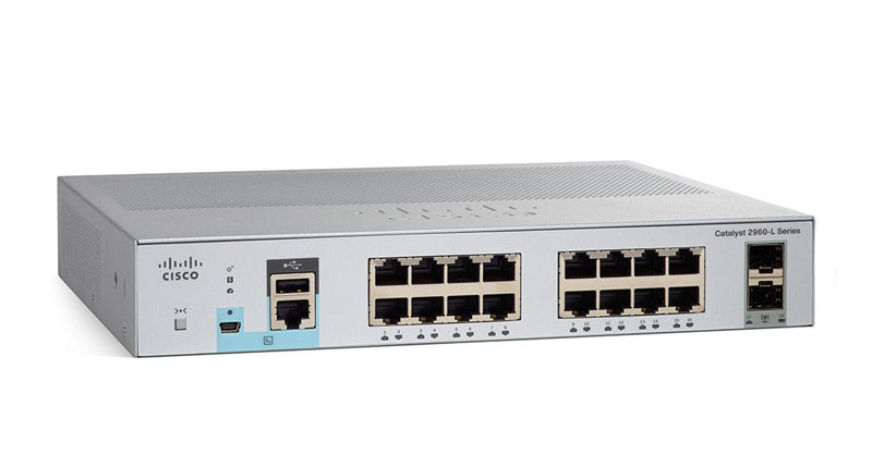 Switch Cisco C1000-16T-E-2G-L 16x 10/100/1000 Ethernet ports, 2x 1G SFP uplinks with external PS
