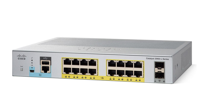Switch C1000-16T-2G-L Cisco Catalyst 1000 with 16 Ports GE, 2 SFP Slot Uplink