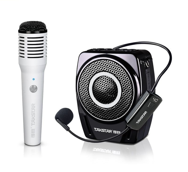 Loa trợ giảng sử dụng mic không dây cài đầu E8W