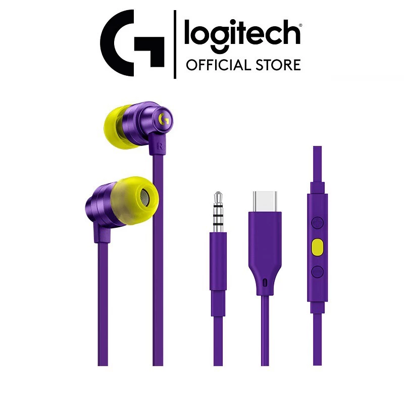 Tai nghe Logitech G333 GAMING (Tím) (981-000937)