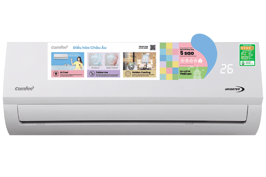 Điều hòa Comfee CFS-25VAF 25000BTU 1 chiều inverter