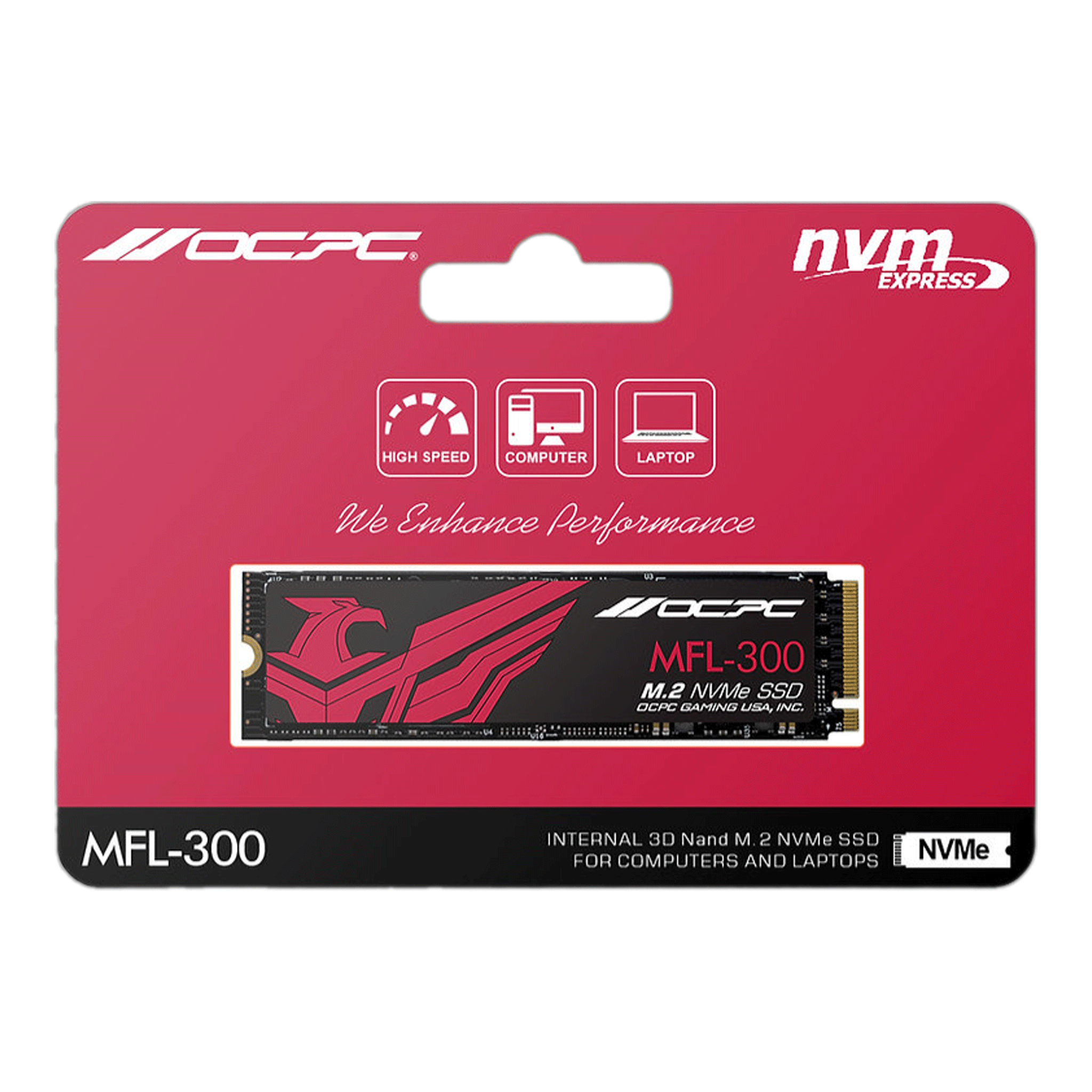 SSD NVMe Gen 3 OCPC 512GB (Mã: SSDM2PCIEF512GB)