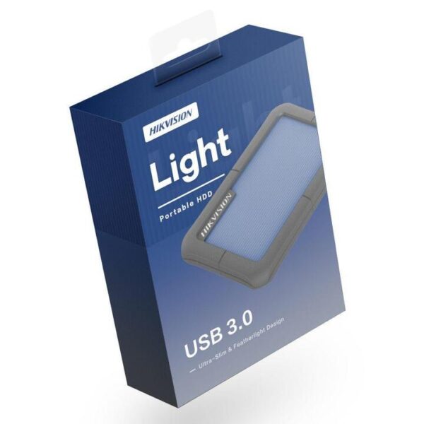 Ổ cứng di động 2.5″ HDD 1TB USB 3.0 HIKVISION HS-EHDD-T30(STD)/1T/BLUE/Rubber – Chống sốc