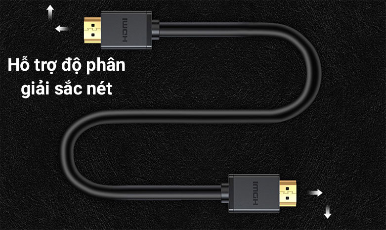 Cáp HDMI 1.4 dài 1,5M cao cấp hỗ trợ Ethernet + 4k2k Ugreen 60820 chính hãng