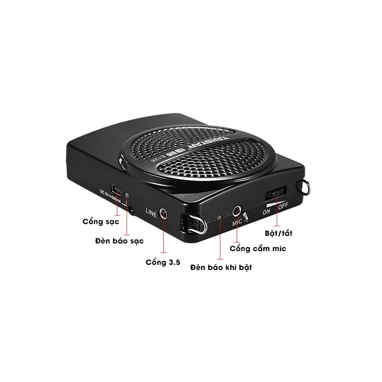 Loa trợ giảng sử dụng mic có dây E126