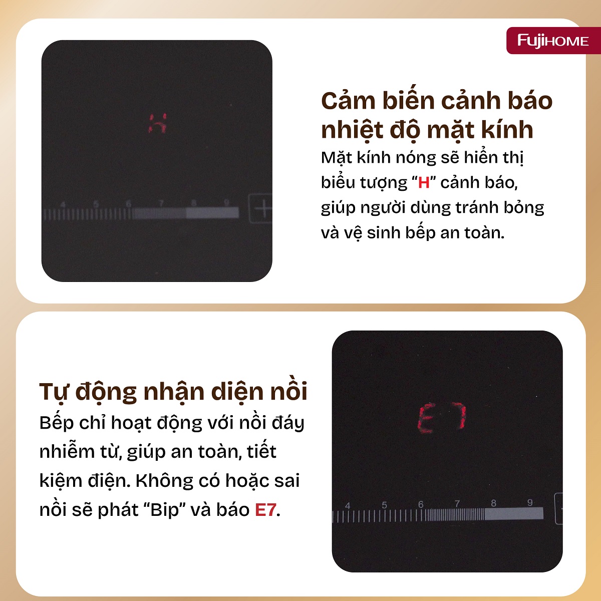 BẾP TỪ ĐÔI FUJIHOME IC2622