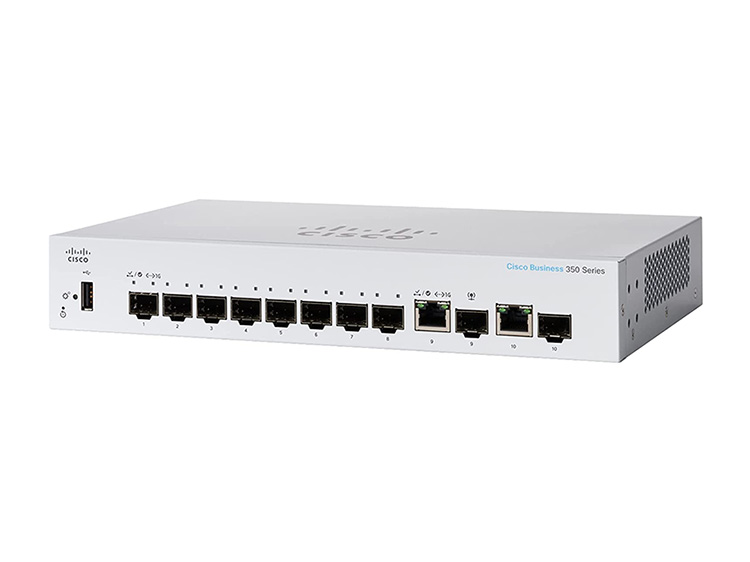 Thiết bị chuyển mạch Switch Cisco CBS350-8S-E-2G-EU