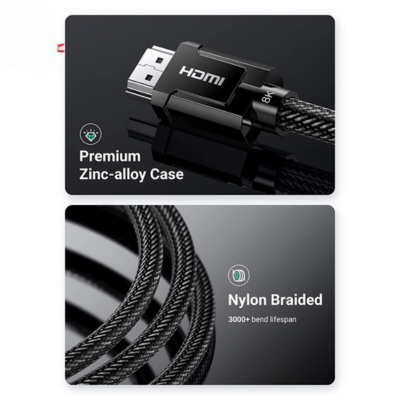 Cáp HDMI 2.1 hỗ trợ 8K/60Hz dài 1,5m chính hãng Ugreen 70320