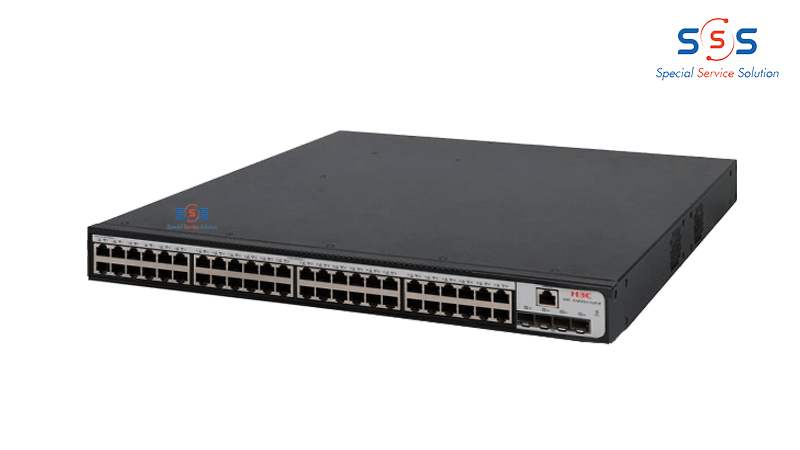 Thiết bị chuyển mạch Switch H3C SMB-S1850v2-52P-GL 48 x 1G RJ45, 4 x SFP Uplink SFP